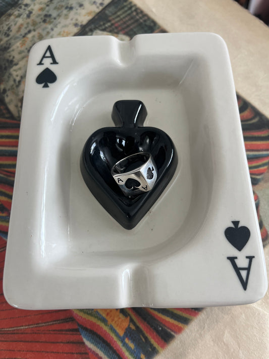 Ace of Spades Ring